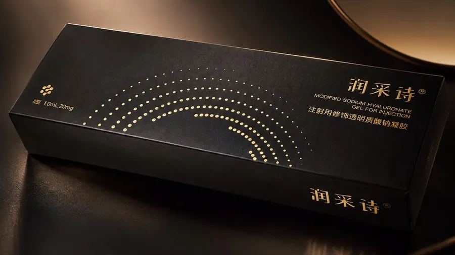润采诗是华熙生物生产的注射用修饰透明质酸钠凝胶,第三类医疗器械,双相大分子颗粒型,质地偏硬、支撑力强,在重庆当代整形外科医院用于颅顶区与外轮廓塑形。